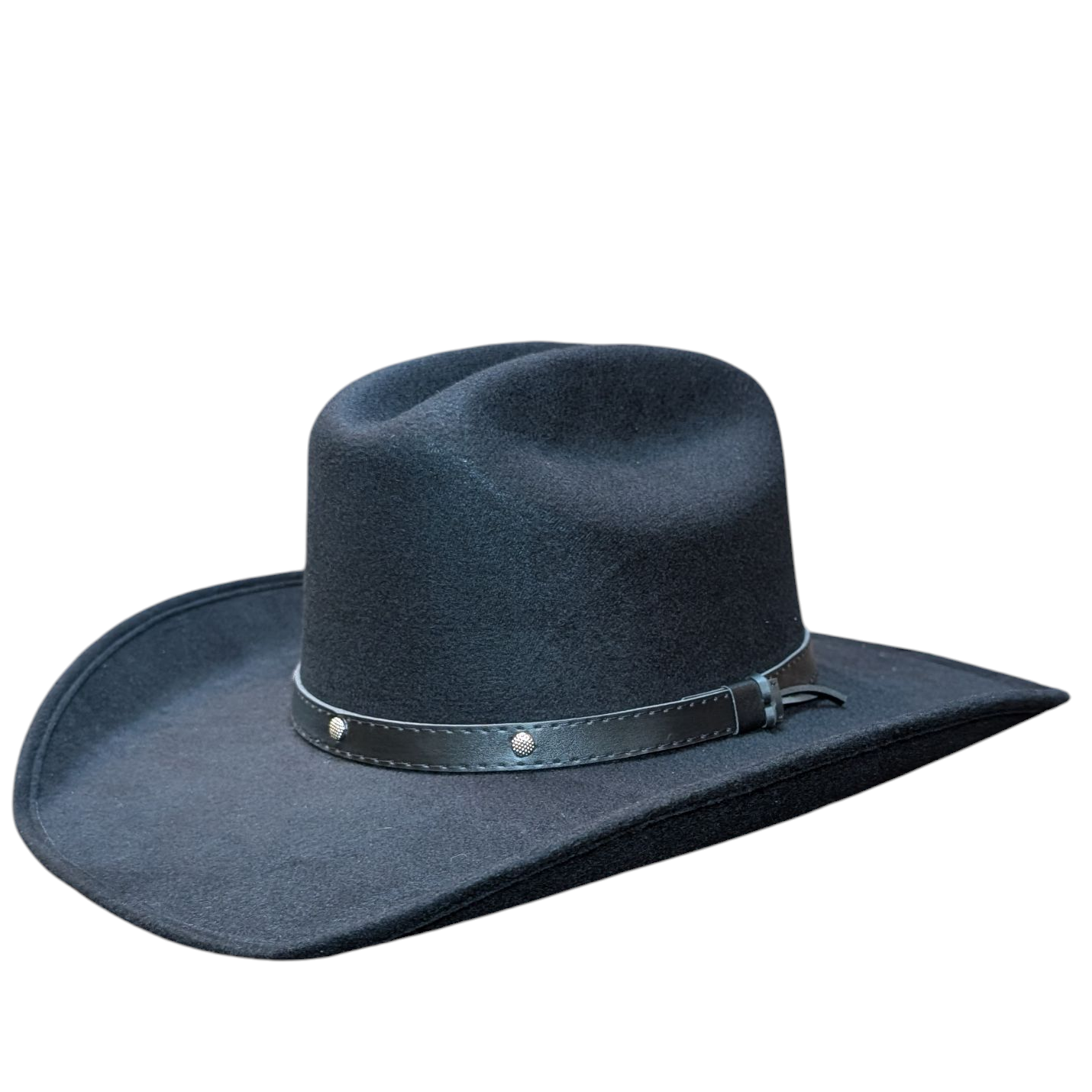 Rodeo Black Felt Cowboy Hat