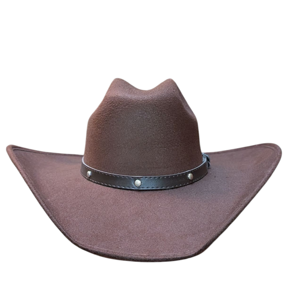 Rodeo Dark Brown Felt Cowboy Hat