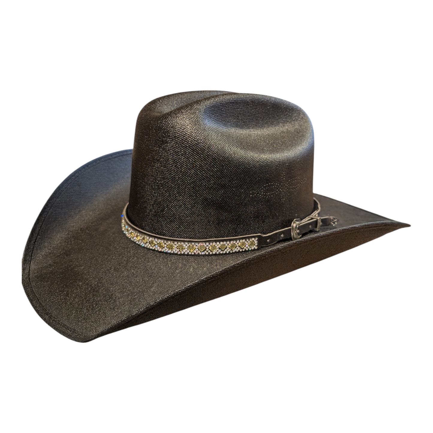 Hat Band (0004) Silver & Gold Rhinestones