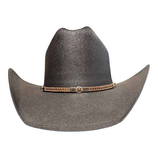 Hat Band (0013) Brown with Star and Horse Hair Tassel