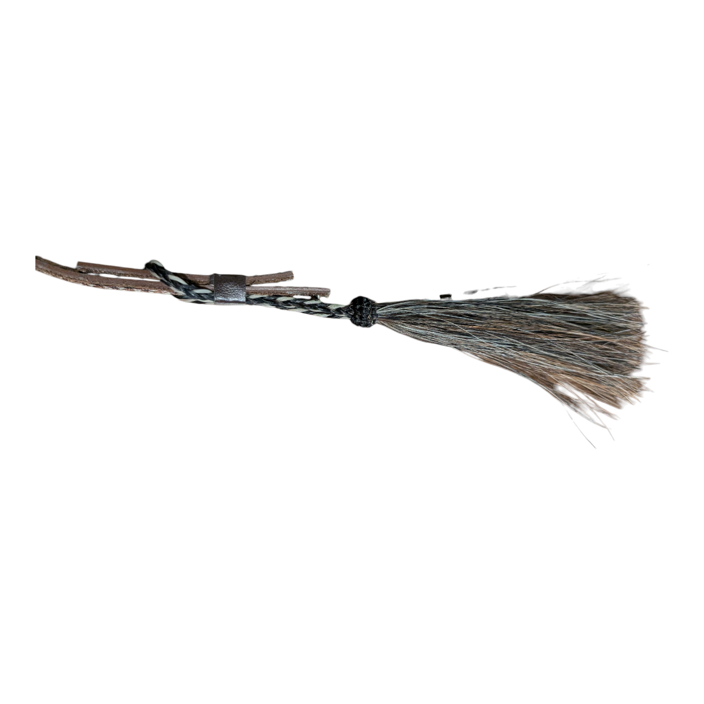 Hat Band (0013) Brown with Star and Horse Hair Tassel