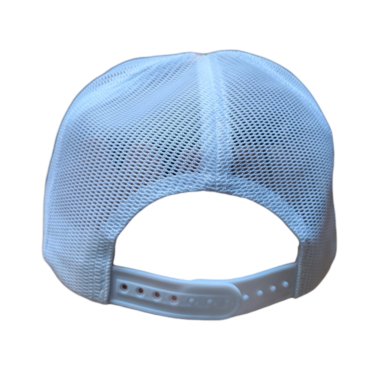 Western Cap (0004) - Grey and Burnt Orange w/ White Mesh & Longhorn Stitching