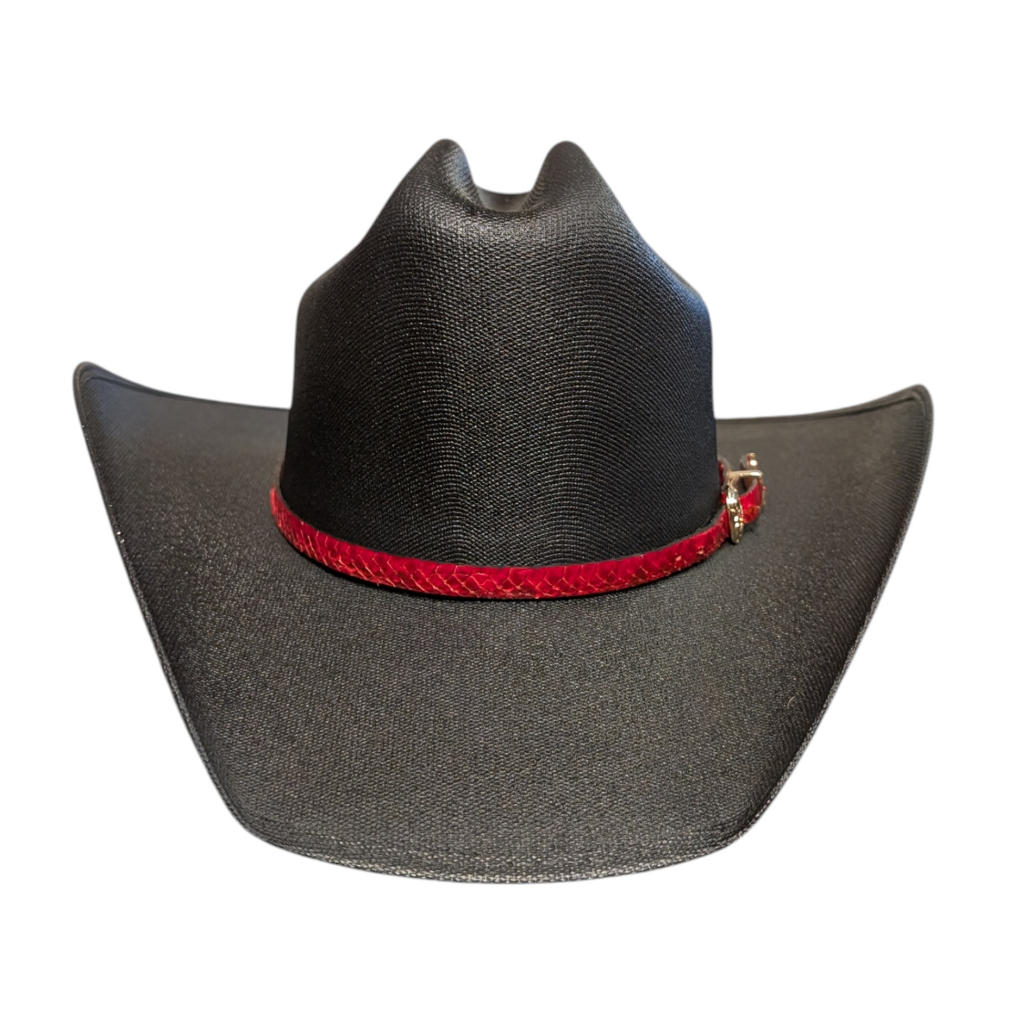 Hat Band (0014) Red Snake Skin