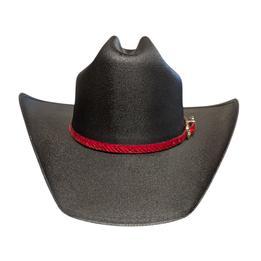 Hat Band (0014) Red Snake Skin