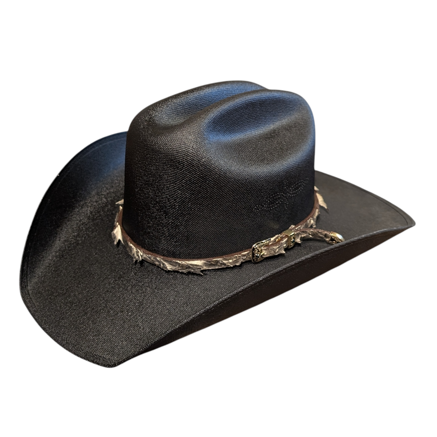 Hat Band (0018) Dark Pirarucu - Fish Skin