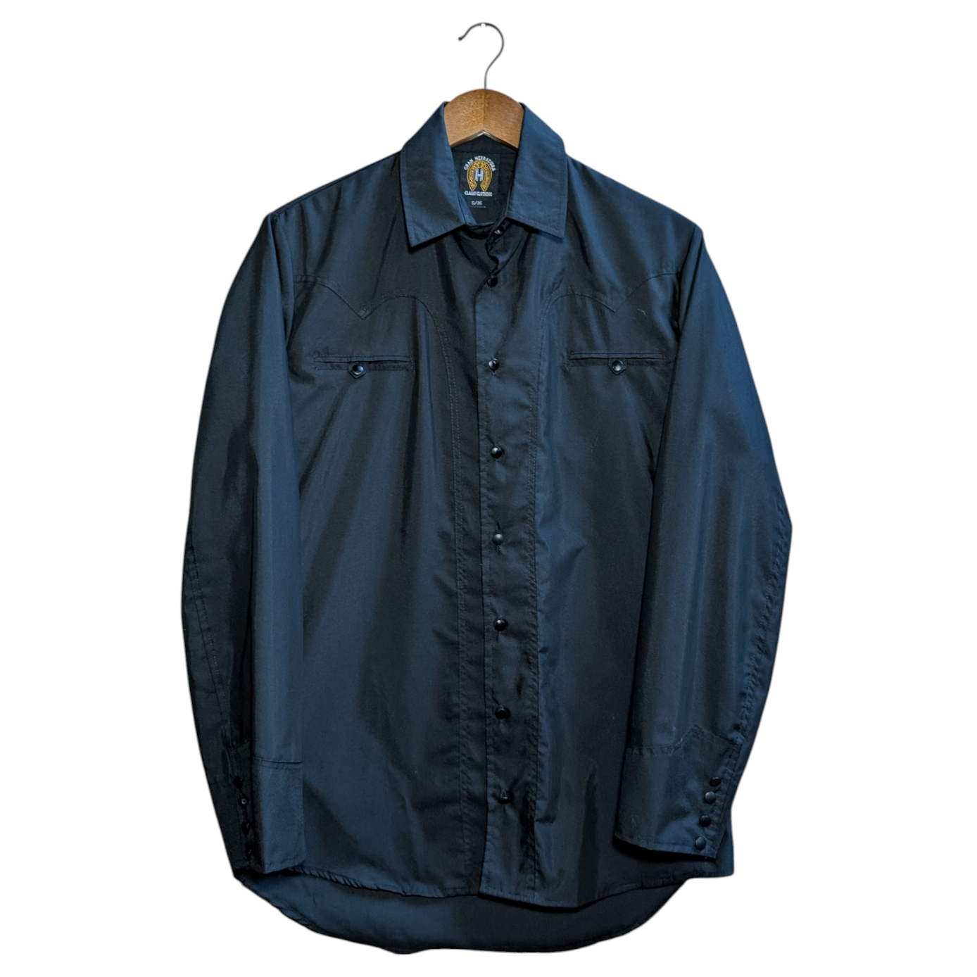 Western Shirt (0020) - Plain Black