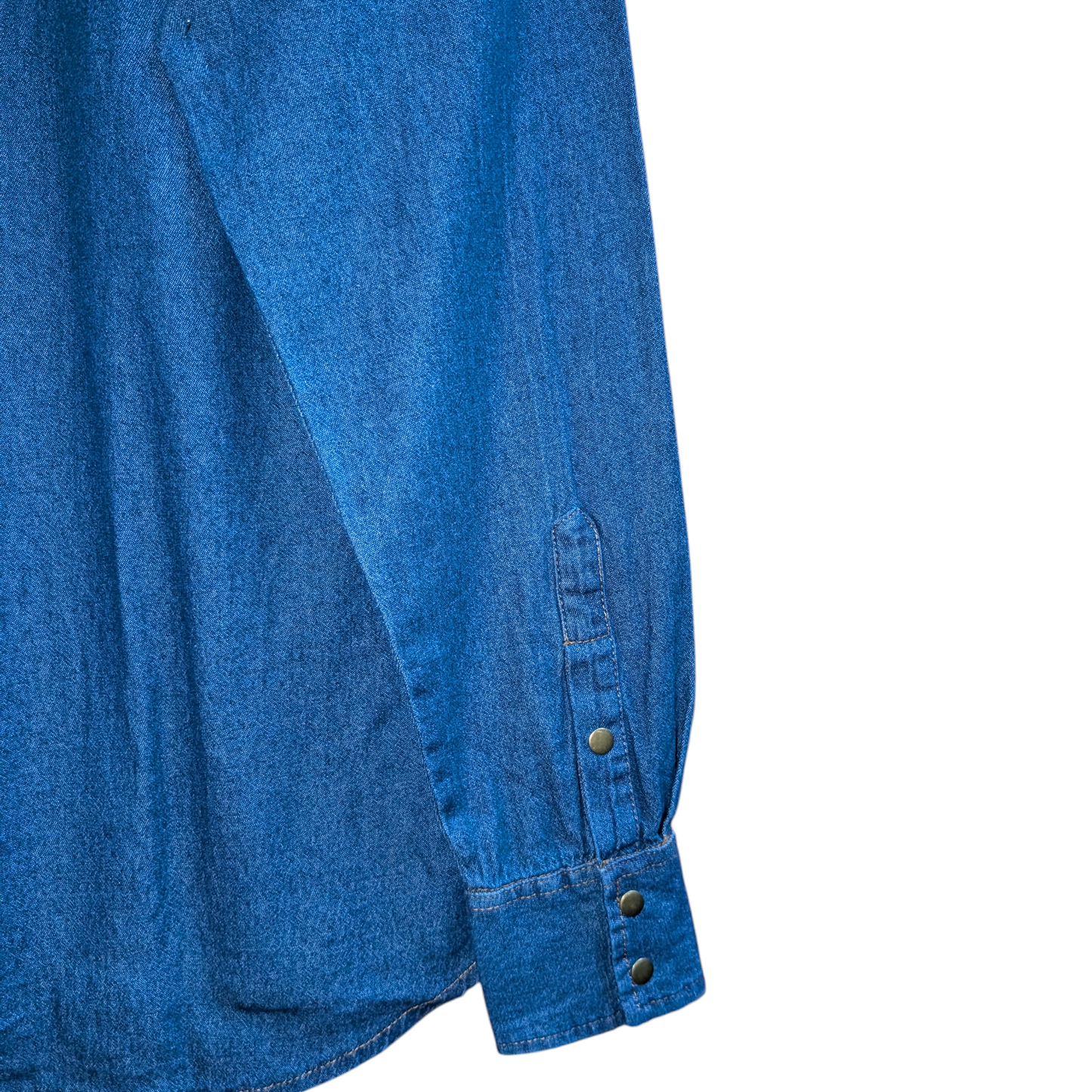 Western Shirt (0023) - Blue 'Denim' Shirt