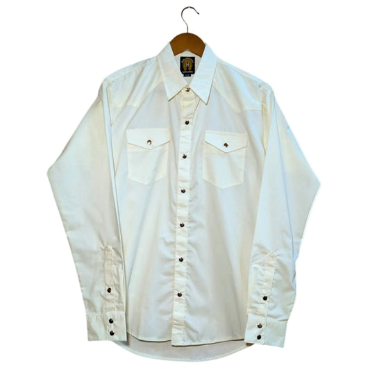 Western Shirt (0028) - Plain Cream