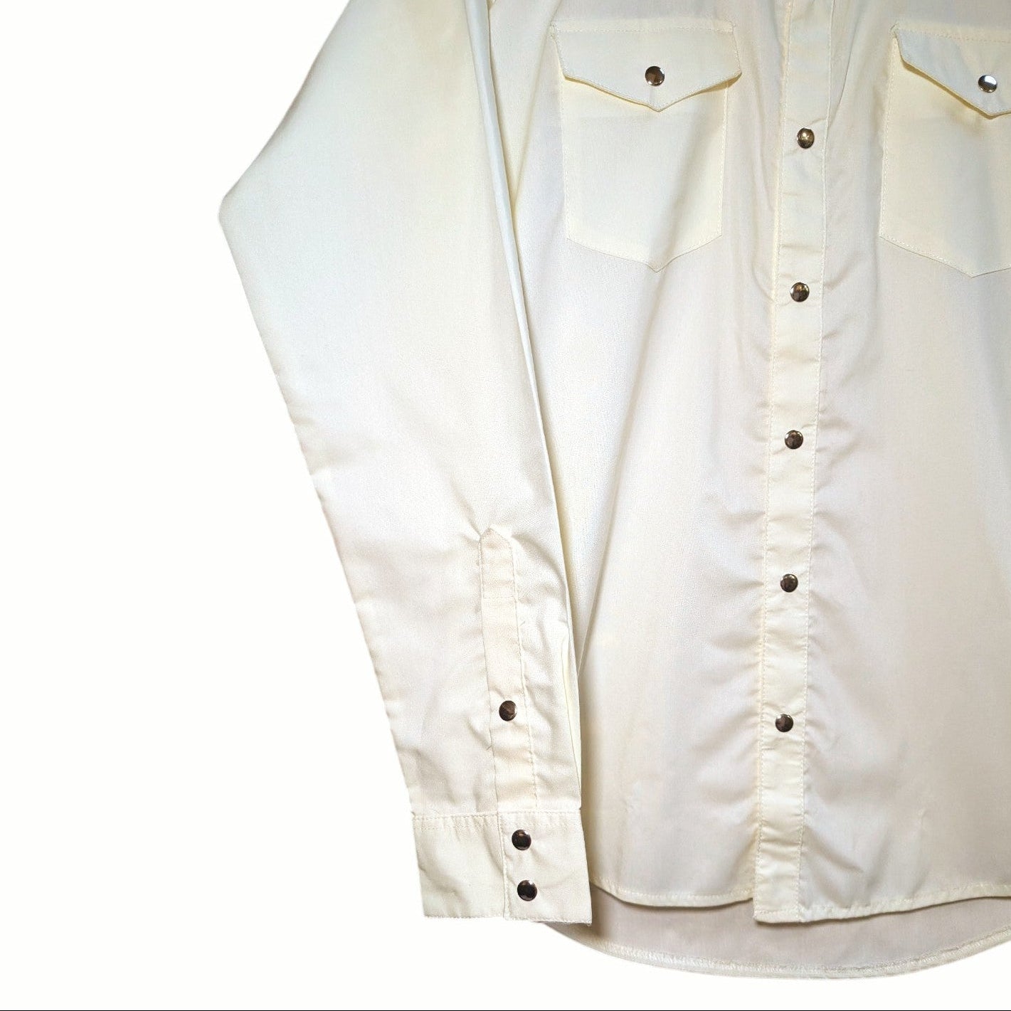 Western Shirt (0028) - Plain Cream