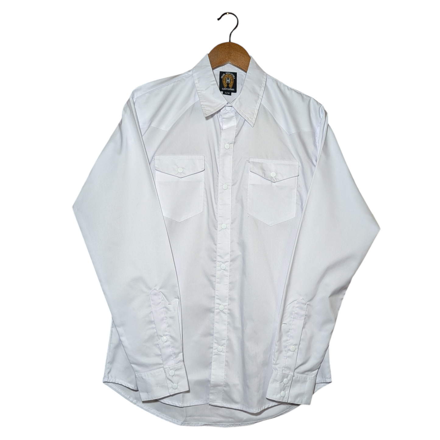 Western Shirt (0026) - Plain White