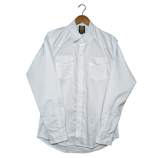 Western Shirt (0026) - Plain White