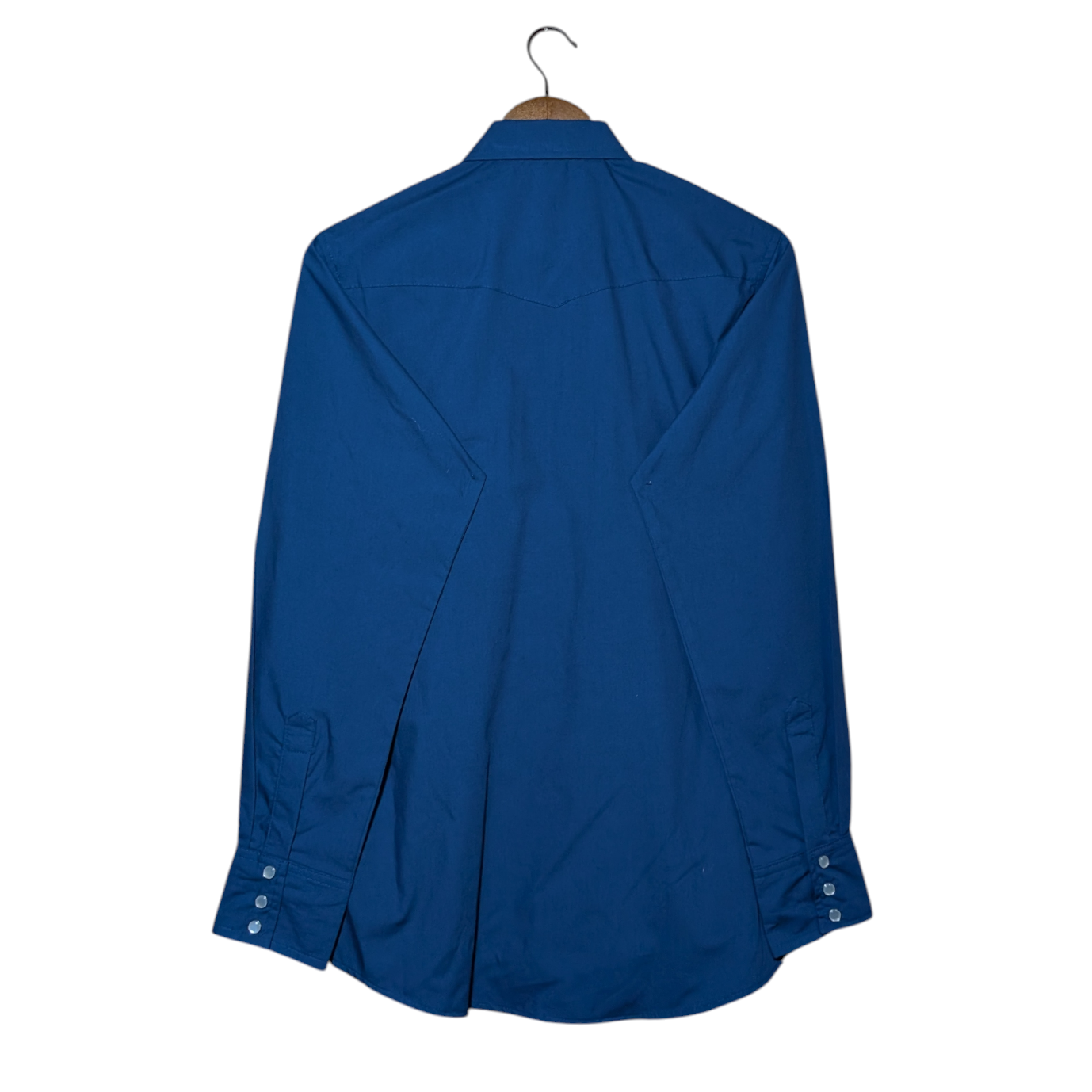 Western Shirt – Navy Blue Double Flap Pockets (0018)