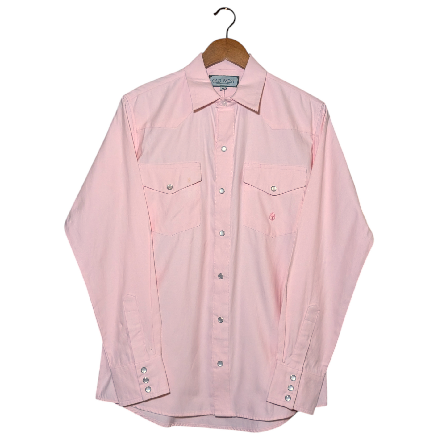 Western Shirt – Blush Pink Double Flap Pockets (0008)