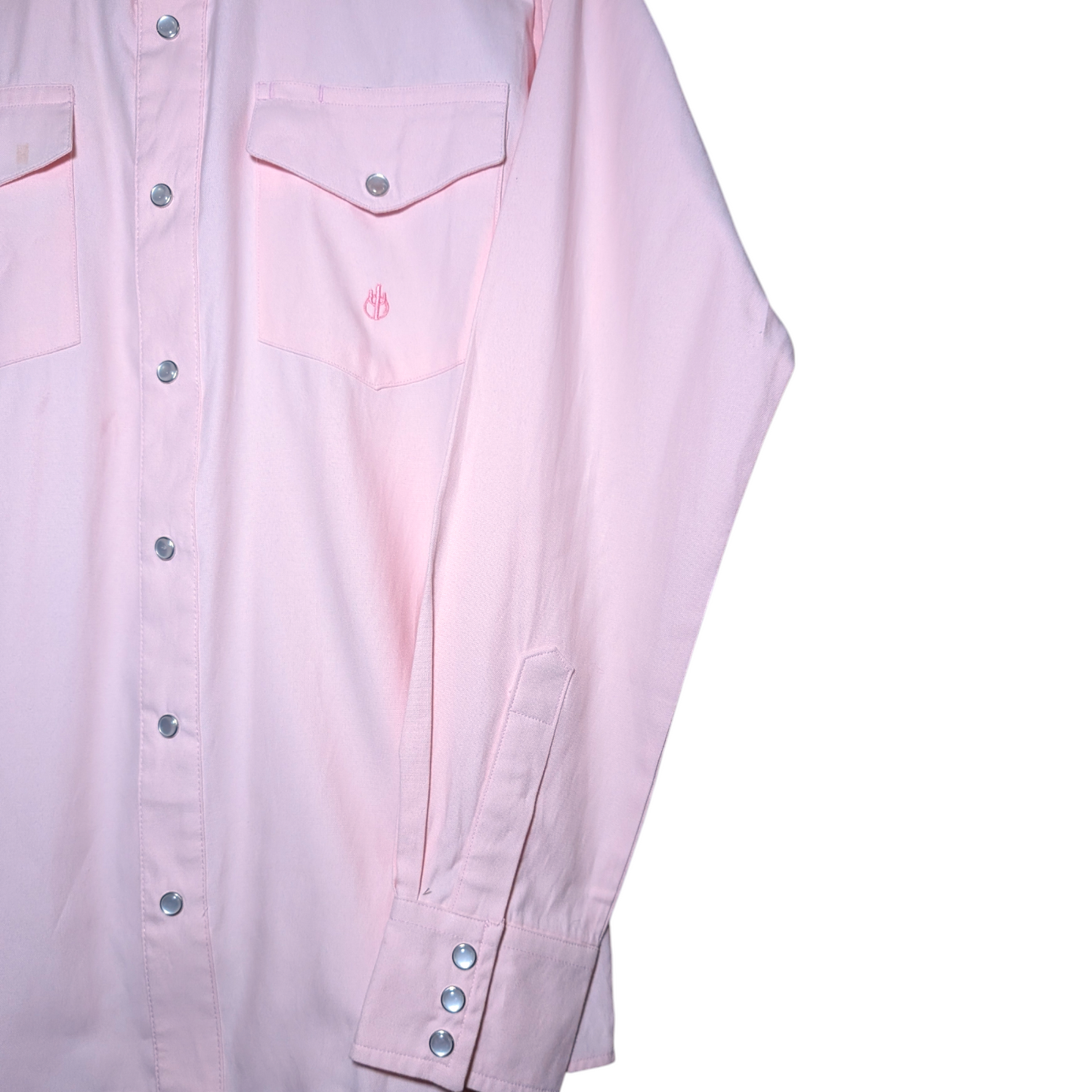 Western Shirt – Blush Pink Double Flap Pockets (0008)