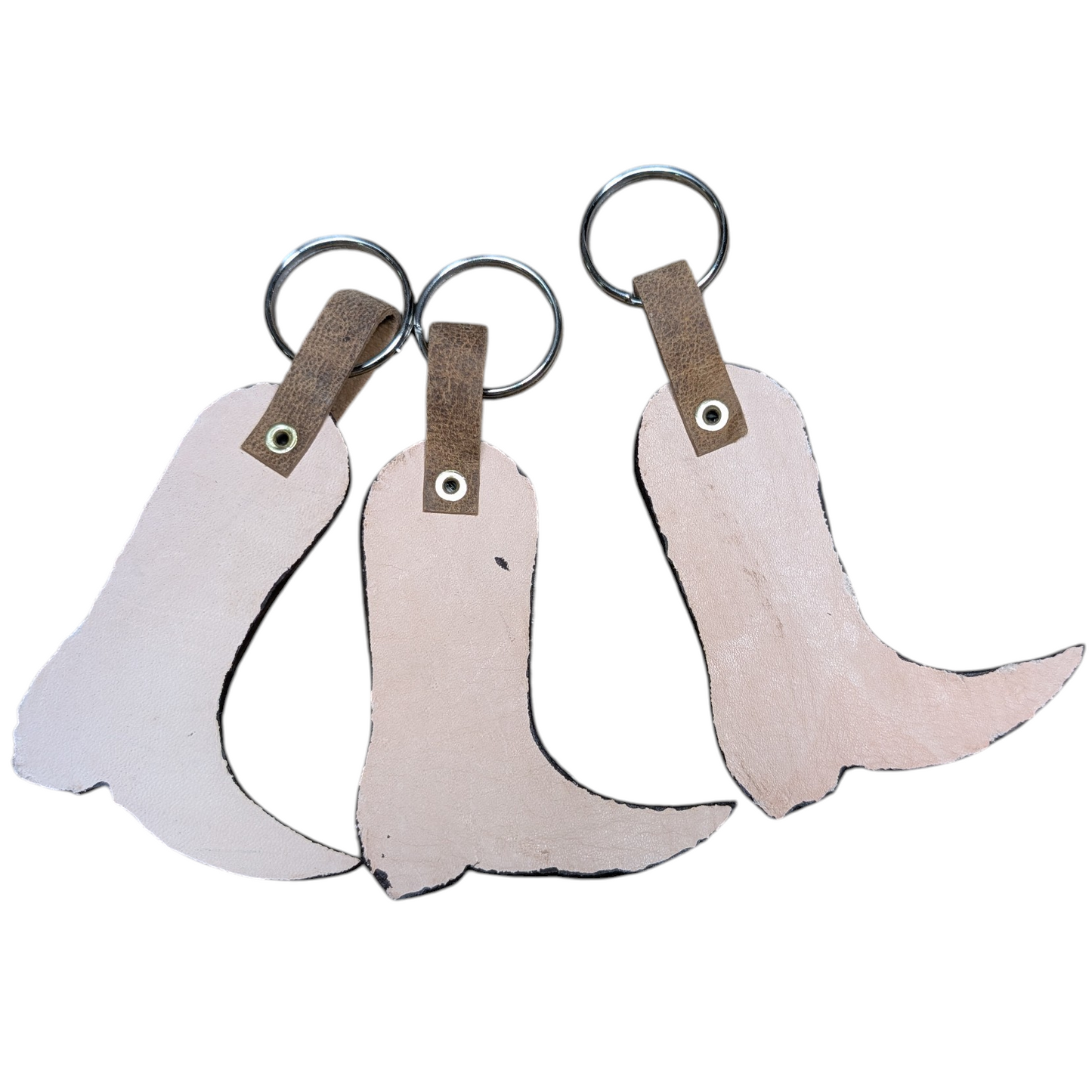 Keychain - Genuine Cowhide Cowboy Boot