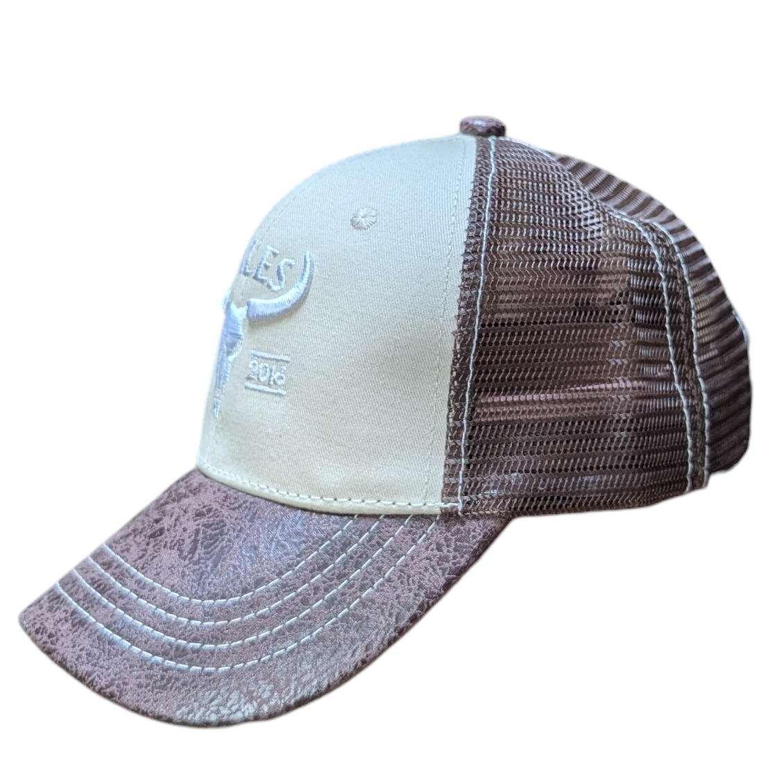 Western Cap (0012) - Beige and Brown