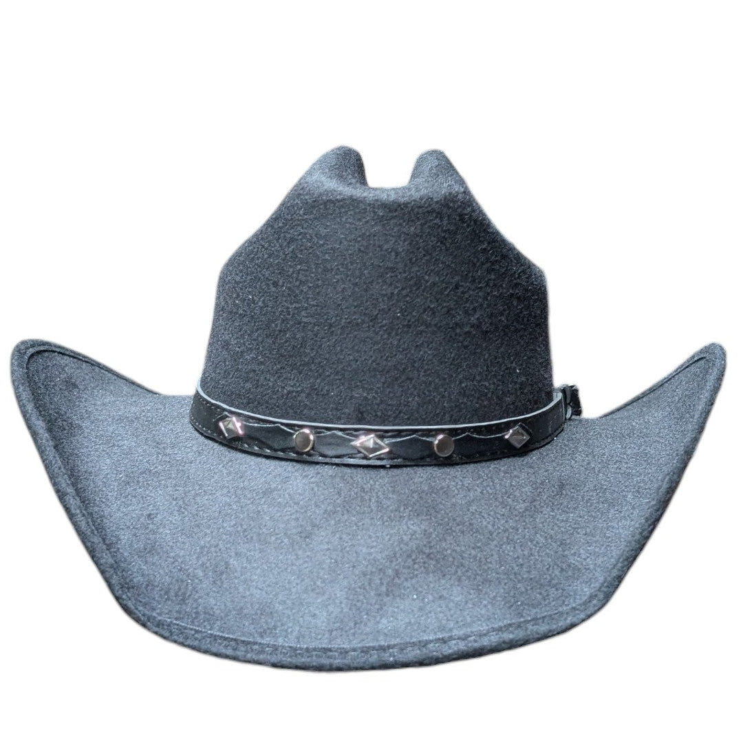 Rodeo Black Felt Cowboy Hat
