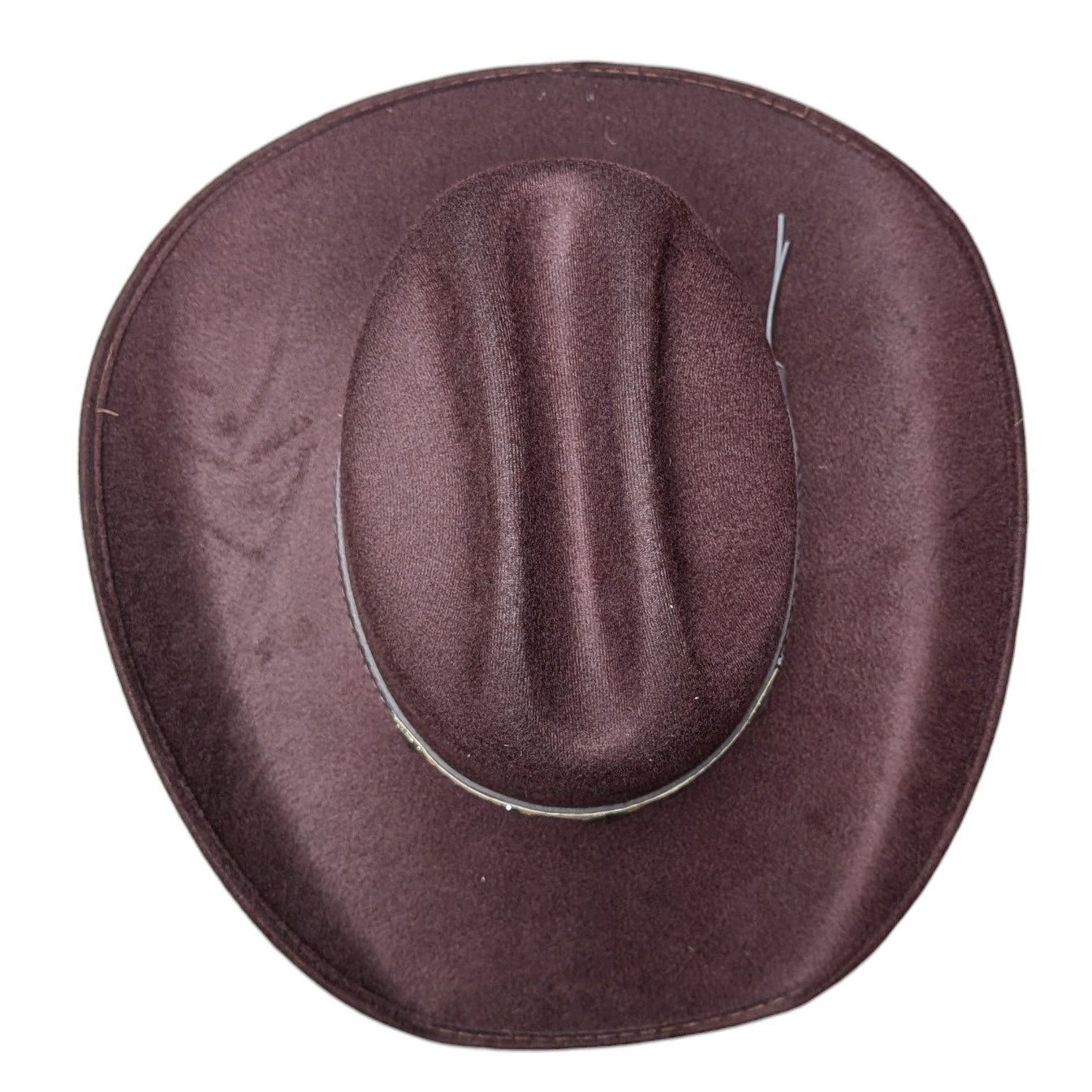 Rodeo Dark Brown Felt Cowboy Hat w/ Two-Tone Band
