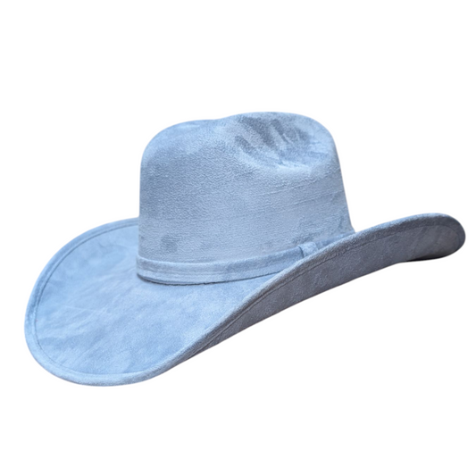Baby Blue Felt Cowboy Hat