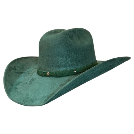 Rodeo Green Felt Cowboy Hat