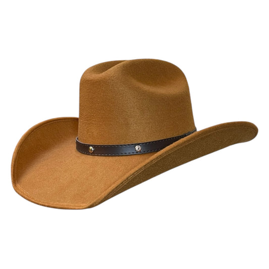 Rodeo Rust Brown Felt Cowboy Hat
