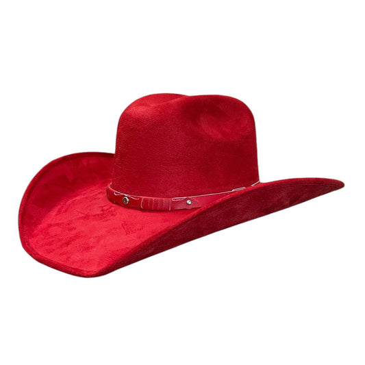 Rodeo Red Felt Cowboy Hat