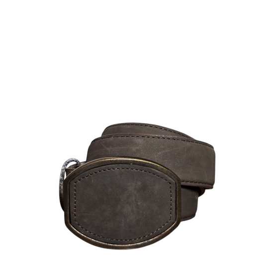 Brown Western Belt - Genuine Leather (0006)