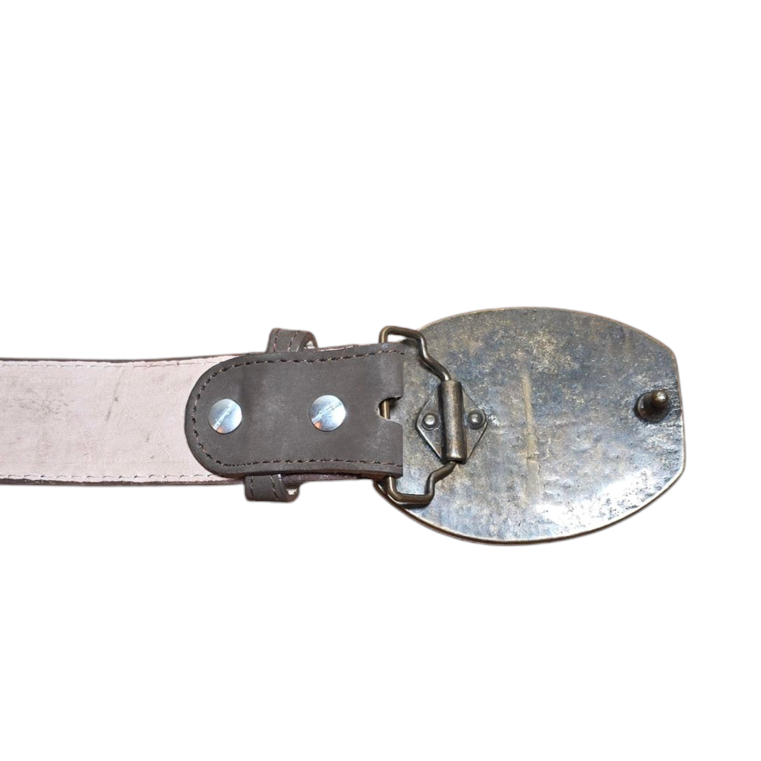 Brown Western Belt - Genuine Leather (0006)