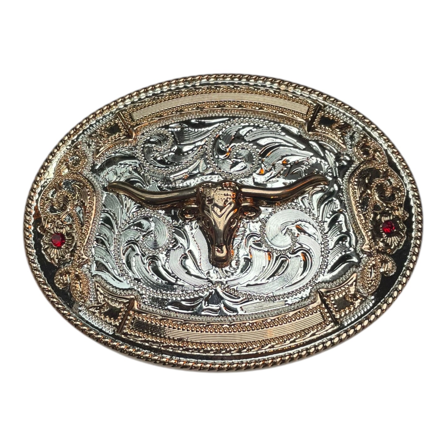Western Longhorn Belt Buckle (0004)