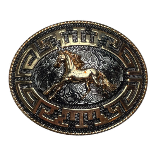 Western Belt Buckle Galloping Horse (0007)