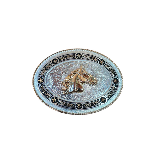 Western Horse Head Belt Buckle (0002)