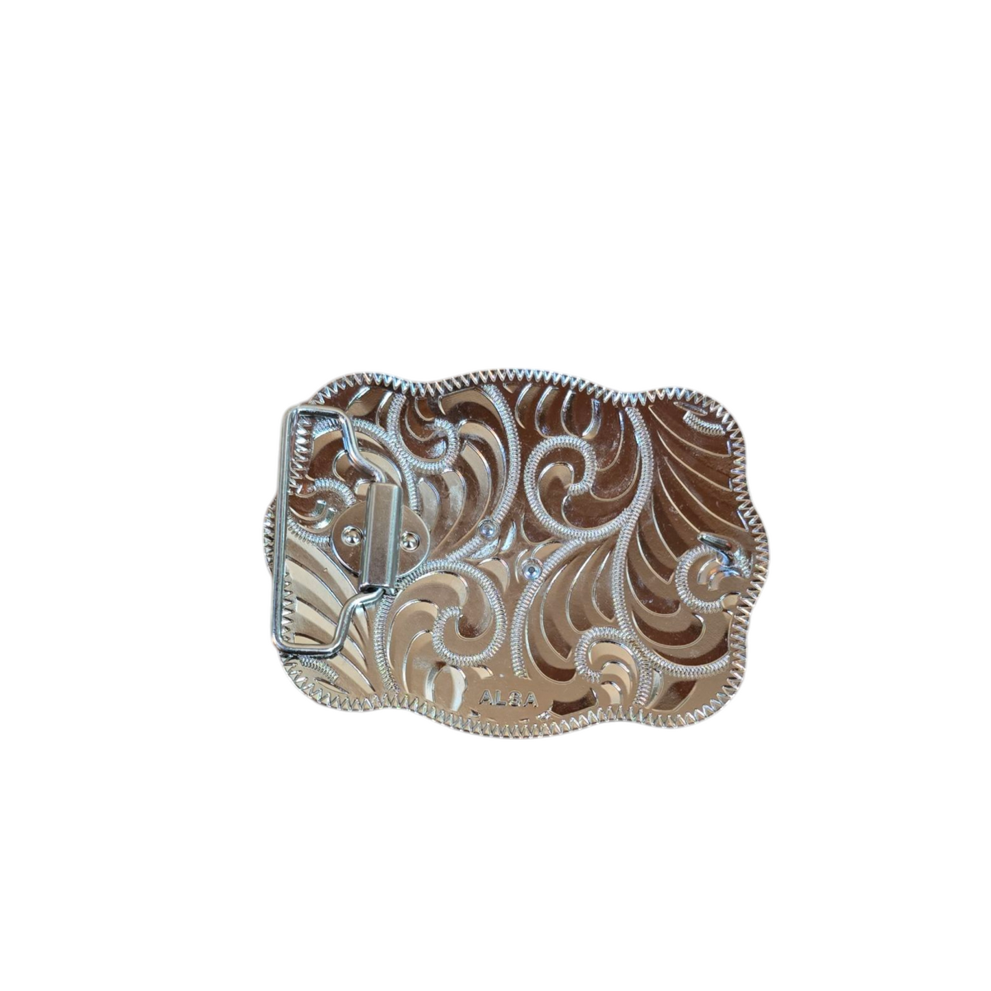 Western Rhinestone Horse Head Belt Buckle (0001)
