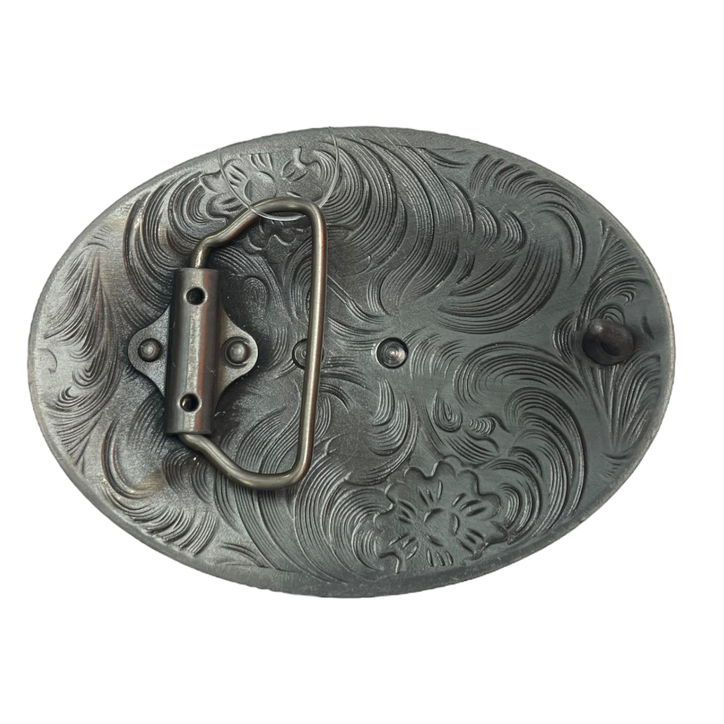 Galloping Spirit Belt Buckle Turquoise Faux-Stone (0012)