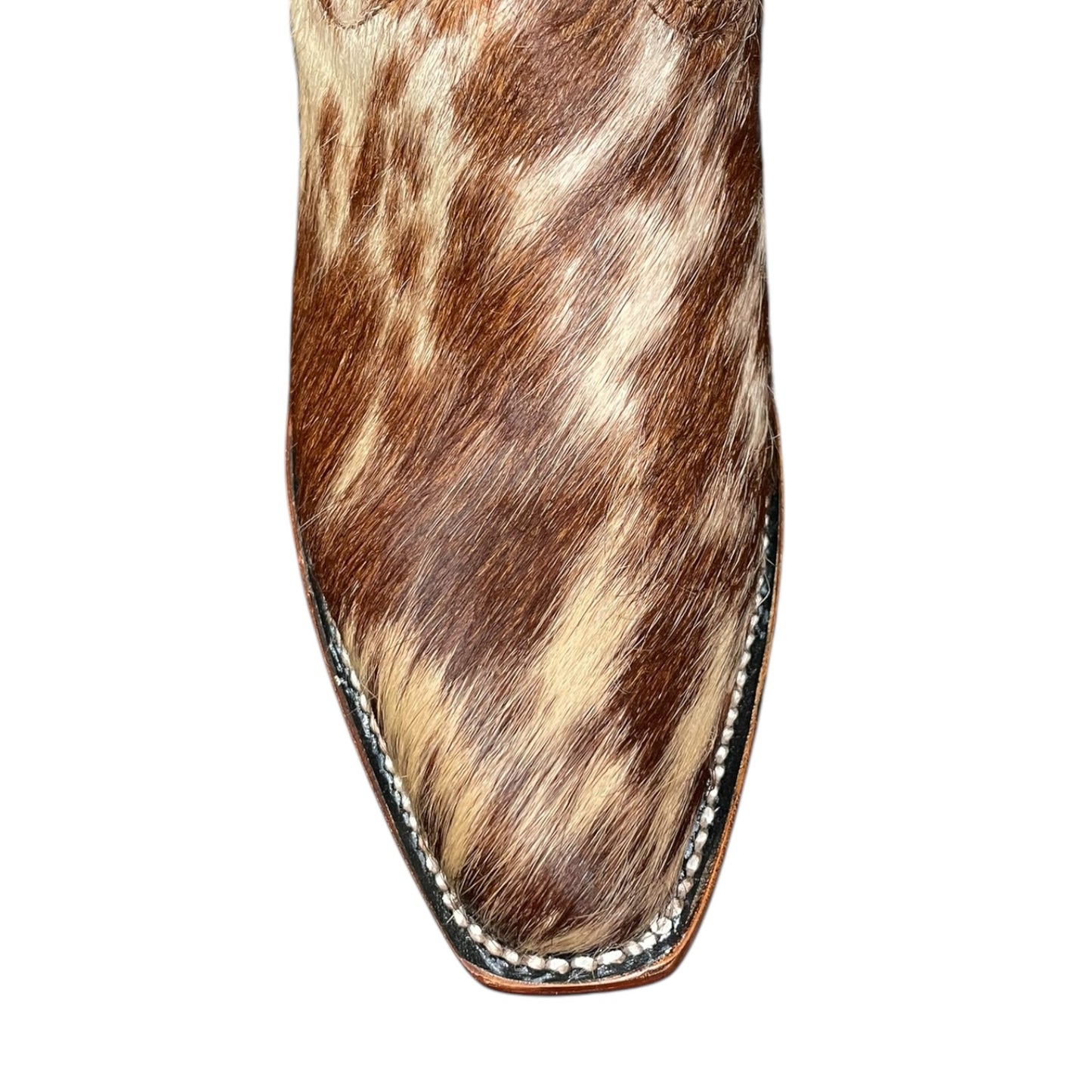 Women's Cowboy Boots (0019) - 20" Knee High Cowhide Round Toe