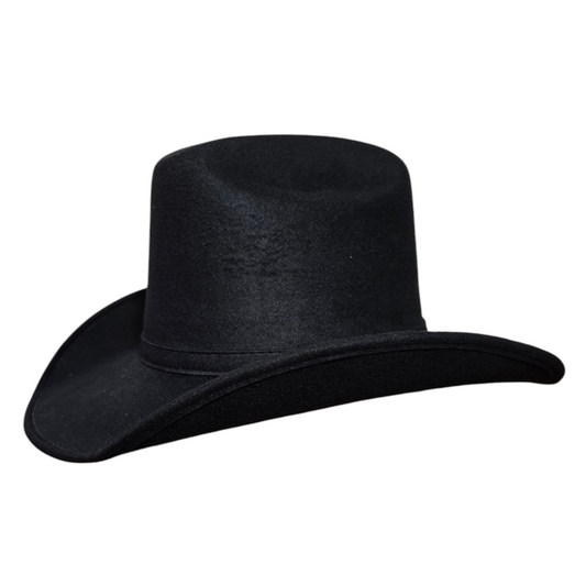 "El Presidente" Black Felt Cowboy Hat