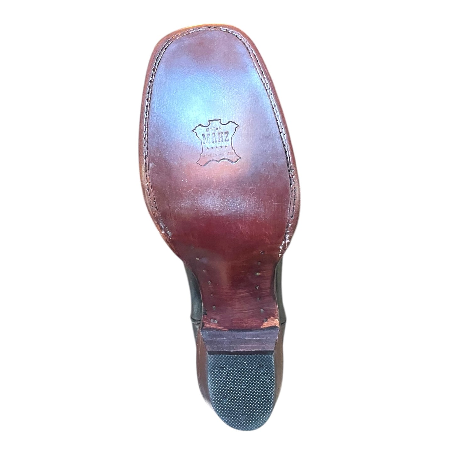 Women's Cowboy Boots (0023) - 14" Seven Toe Rustic Black